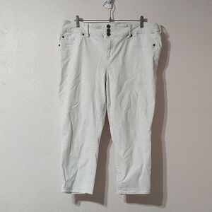 Torrid White Jeans Size 22
